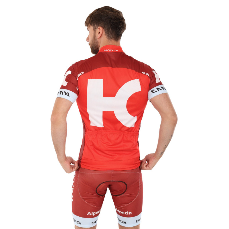 Велоформа літня джерсі та шорти SPOINT ALPECIN Y-20 M-3XL червоний