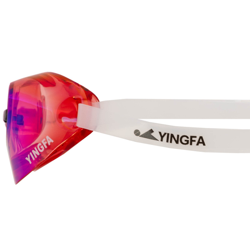 Окуляри для плавання стартові райдужні лінзи YINGFA Y-N1AF-V кольори в асортименті