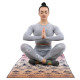 Килимок рушник для йоги з мікрофібри нековзний 4Monster YOGA TOWEL Y-YGT 186x75см кольори в асортименті