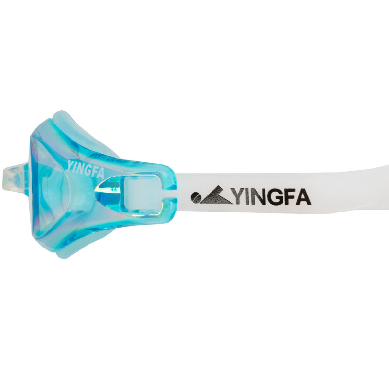 Окуляри для плавання дорослі райдужні лінзи YINGFA Y2600AF-V кольори в асортименті