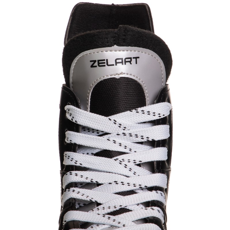 Ковзани хокейні Zelart Z-0887 розмір 37-46 чорний-білий