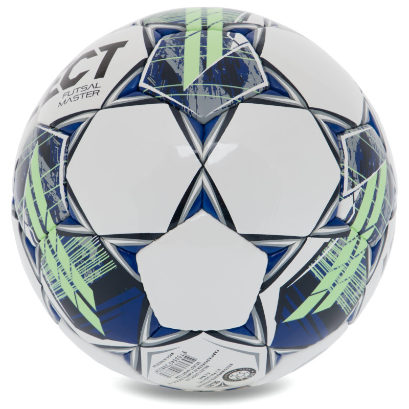 М'яч для футзалу SELECT FUTSAL MASTER FIFA BASIC V22 Z-MASTER-WG №4 білий-зелений