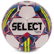 М'яч для футзалу SELECT FUTSAL MIMAS V22 Z-MIMAS-WY №4 білий-жовтий