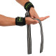 Напульсник спортивний фіксатор для зап'ястя й кисті з лямкою для тяги Zelart ZB-3872 2шт чорний